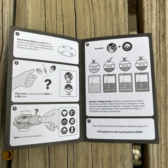 McDonald’s Pokémon #3 Light Blue Victini Battle Spinner Game with Cards - Picture 4 of 12